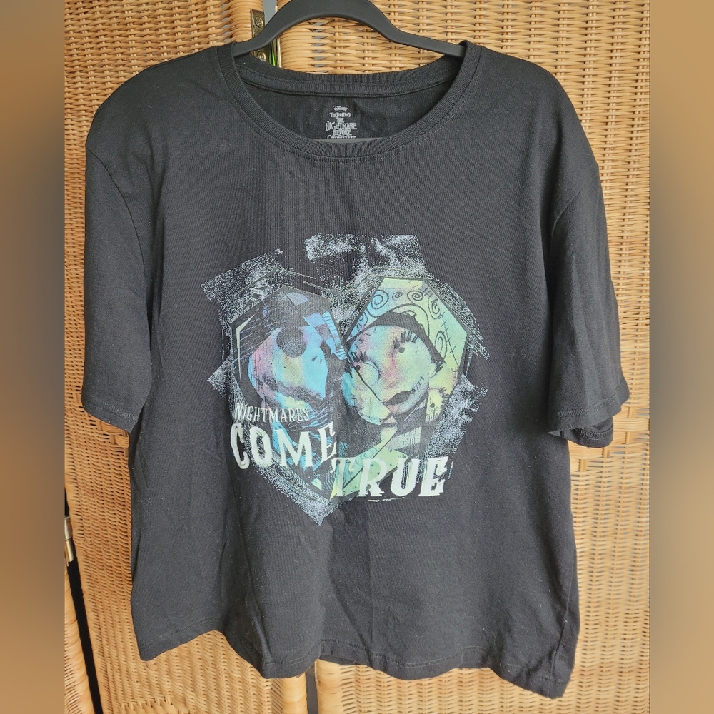Black Graphic T-Shirt with Dream Design